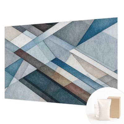 Fotomural decorativo para cabecero de cama con diseño de geometría abstracta