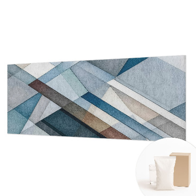 Fotomural decorativo para cabecero de cama con diseño de geometría abstracta