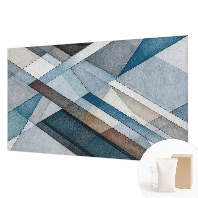Fotomural decorativo para cabecero de cama con diseño de geometría abstracta