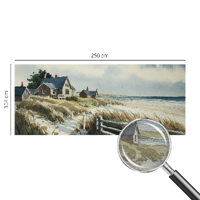 Mural decorativo con motivo de dunas de playa