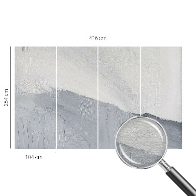 Mural decorativo con texturas sutiles