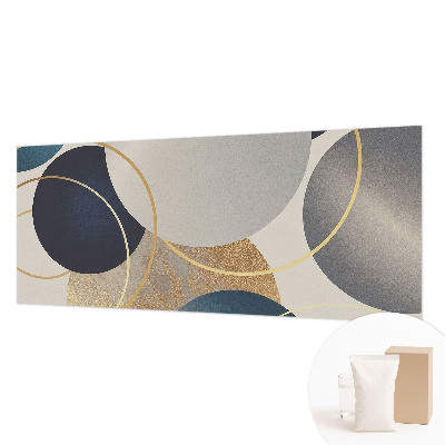 Fotomural decorativo para cabecero de cama con diseño de círculos creativos