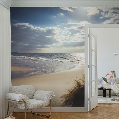 Mural de pared con estampado hermoso con motivo Costa radiante