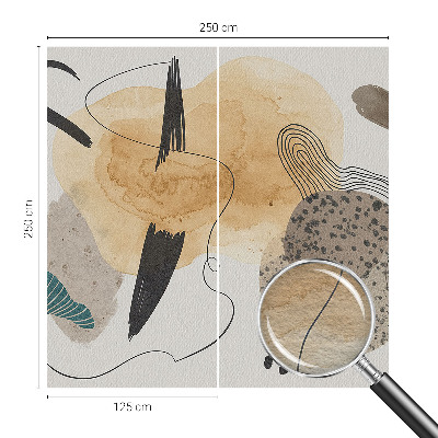 Papel mural texturado decorativo con composición abstracta