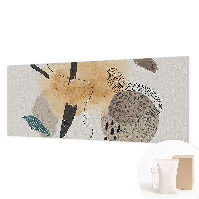 Papel mural texturado decorativo con composición abstracta