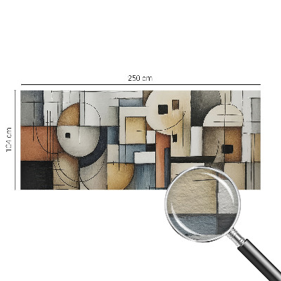 Fotomural decorativo para cabecero de cama con diseño de armonía geométrica