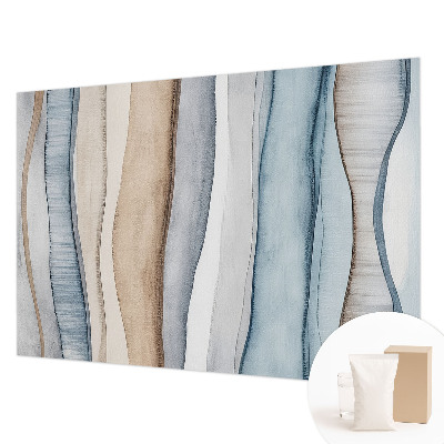 Mural de pared con estampado hermoso con un diseño de rayas abstractas