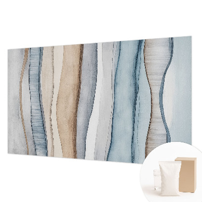 Mural de pared con estampado hermoso con un diseño de rayas abstractas