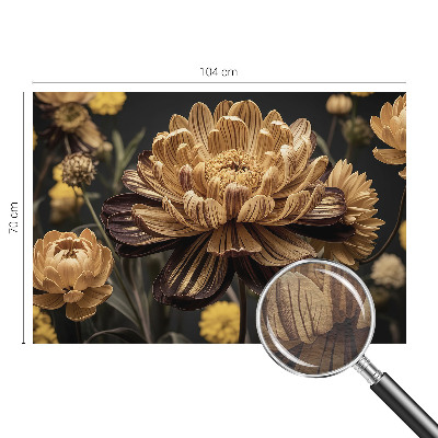 Papel mural con patrón decorativo con motivo floral elegante