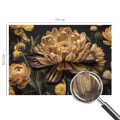 Papel mural con patrón decorativo con motivo floral elegante