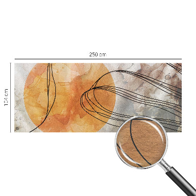 Papel mural texturado decorativo con diseño «Abstracción armoniosa»
