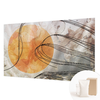 Papel mural texturado decorativo con diseño «Abstracción armoniosa»