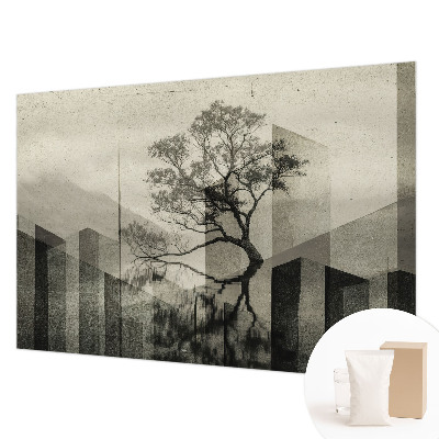 Papel mural con patrón decorativo en un diseño elegante y sofisticado