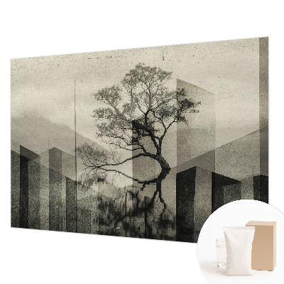 Papel mural con patrón decorativo en un diseño elegante y sofisticado