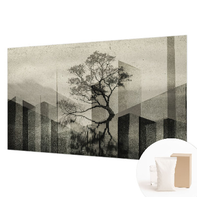 Papel mural con patrón decorativo en un diseño elegante y sofisticado