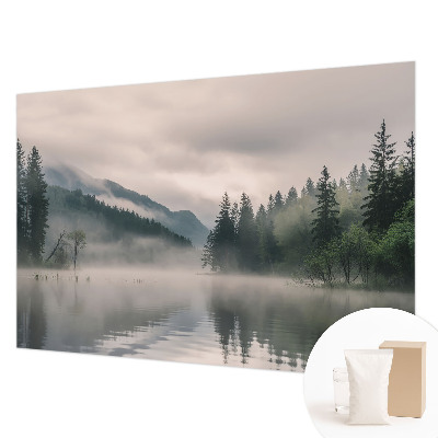 Fotomural decorativo para cabecero de cama con un lago atmosférico como motivo