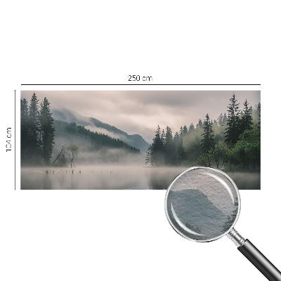 Fotomural decorativo para cabecero de cama con un lago atmosférico como motivo