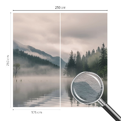 Fotomural decorativo para cabecero de cama con un lago atmosférico como motivo