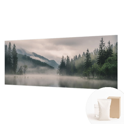 Fotomural decorativo para cabecero de cama con un lago atmosférico como motivo