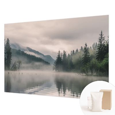Fotomural decorativo para cabecero de cama con un lago atmosférico como motivo