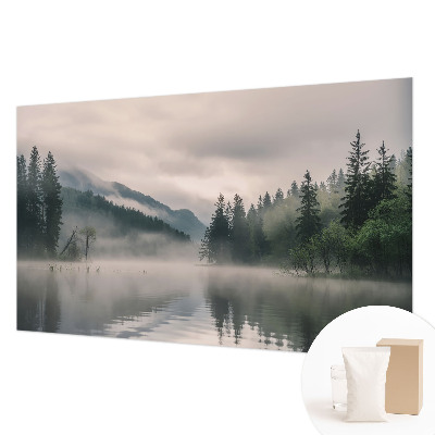 Fotomural decorativo para cabecero de cama con un lago atmosférico como motivo