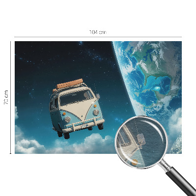Mural decorativo con motivo de viajes espaciales