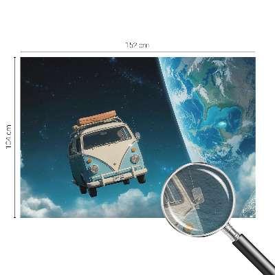 Mural decorativo con motivo de viajes espaciales