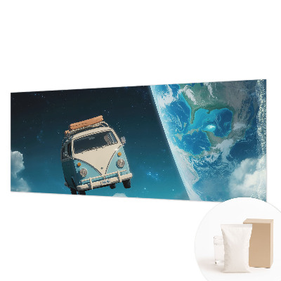 Mural decorativo con motivo de viajes espaciales