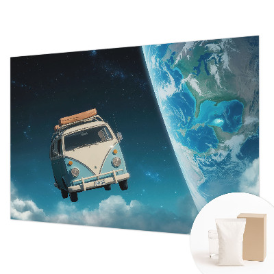 Mural decorativo con motivo de viajes espaciales