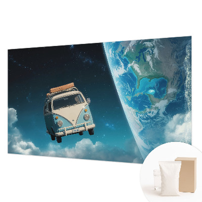 Mural decorativo con motivo de viajes espaciales