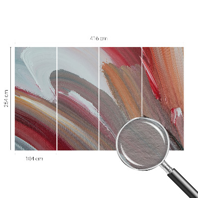 Fotomural decorativo para cabecero de cama con una expresión pictórica