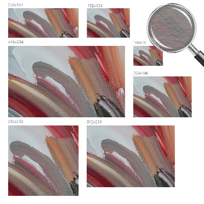 Fotomural decorativo para cabecero de cama con una expresión pictórica