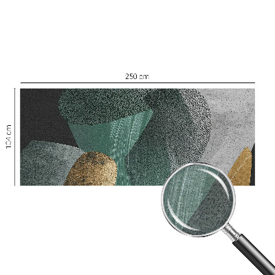 Mural de pared con estampado hermoso con motivo de geometría abstracta