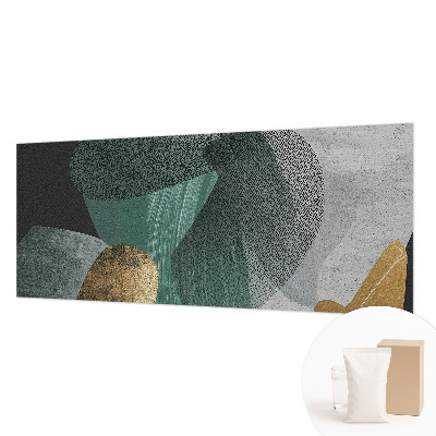Mural de pared con estampado hermoso con motivo de geometría abstracta