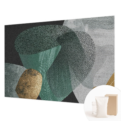 Mural de pared con estampado hermoso con motivo de geometría abstracta