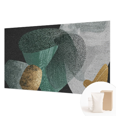 Mural de pared con estampado hermoso con motivo de geometría abstracta