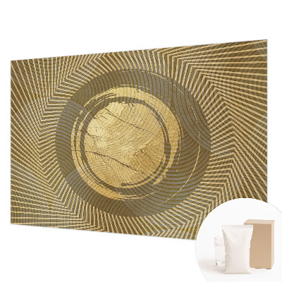 Papel mural con patrón decorativo con un diseño de líneas radiantes