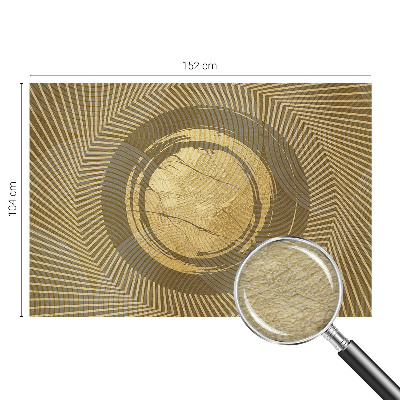 Papel mural con patrón decorativo con un diseño de líneas radiantes