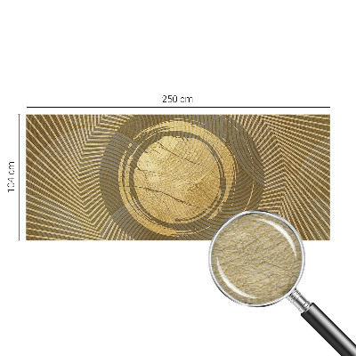 Papel mural con patrón decorativo con un diseño de líneas radiantes