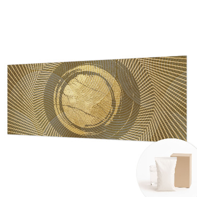 Papel mural con patrón decorativo con un diseño de líneas radiantes