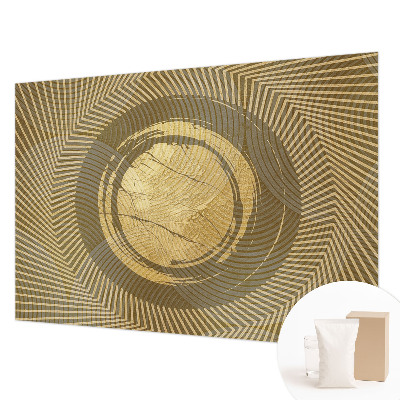 Papel mural con patrón decorativo con un diseño de líneas radiantes