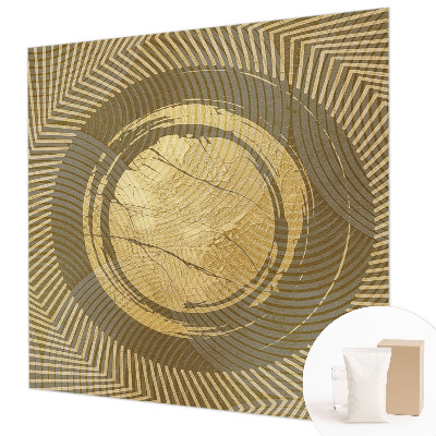 Papel mural con patrón decorativo con un diseño de líneas radiantes