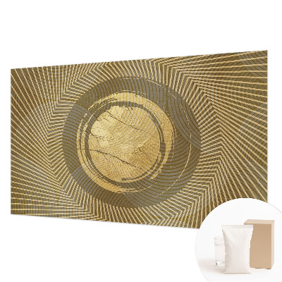 Papel mural con patrón decorativo con un diseño de líneas radiantes