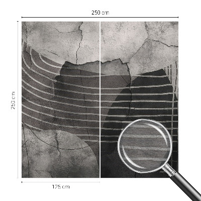 Mural de pared con estampado hermoso con un diseño de líneas abstractas