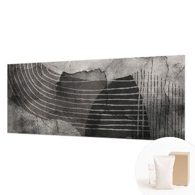 Mural de pared con estampado hermoso con un diseño de líneas abstractas