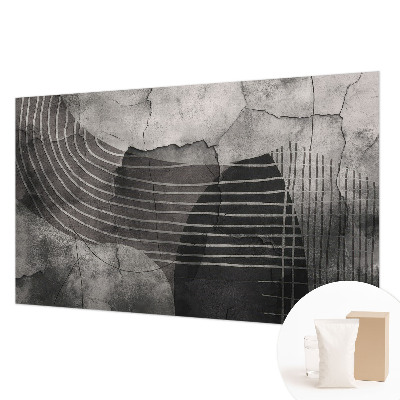 Mural de pared con estampado hermoso con un diseño de líneas abstractas