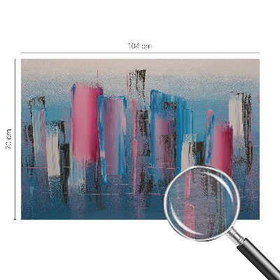 Fotomural decorativo para cabecero de cama con diseño de rayas abstractas