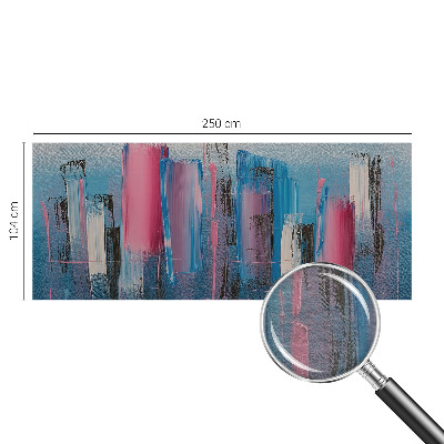 Fotomural decorativo para cabecero de cama con diseño de rayas abstractas