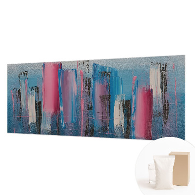 Fotomural decorativo para cabecero de cama con diseño de rayas abstractas