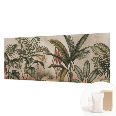 Papel mural con patrón decorativo con motivo vegetal